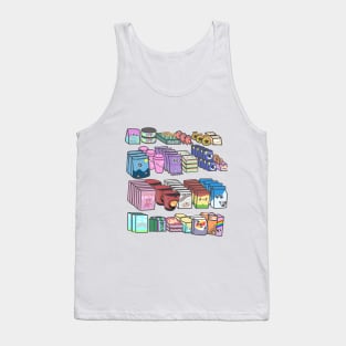 Asian Snacks Tote bag - Retro Japanese/Korean/Chinese Snacks - Convenience Store inspired Tank Top